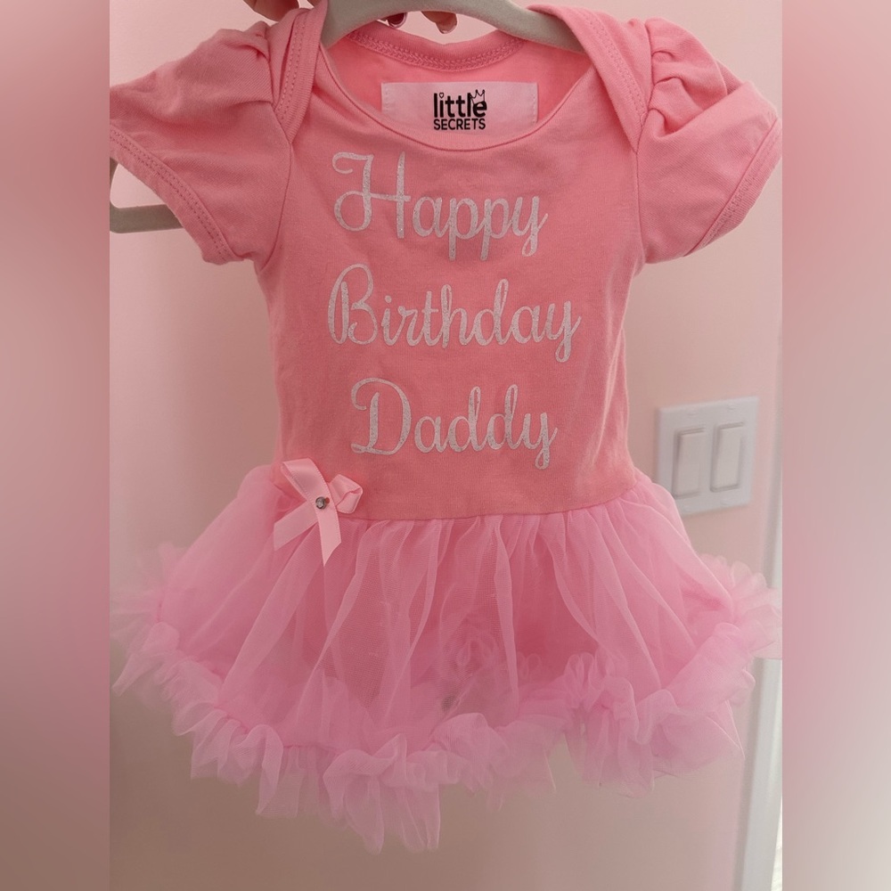 Baby girl newborn Adorable Pink Tutu Dress onsie